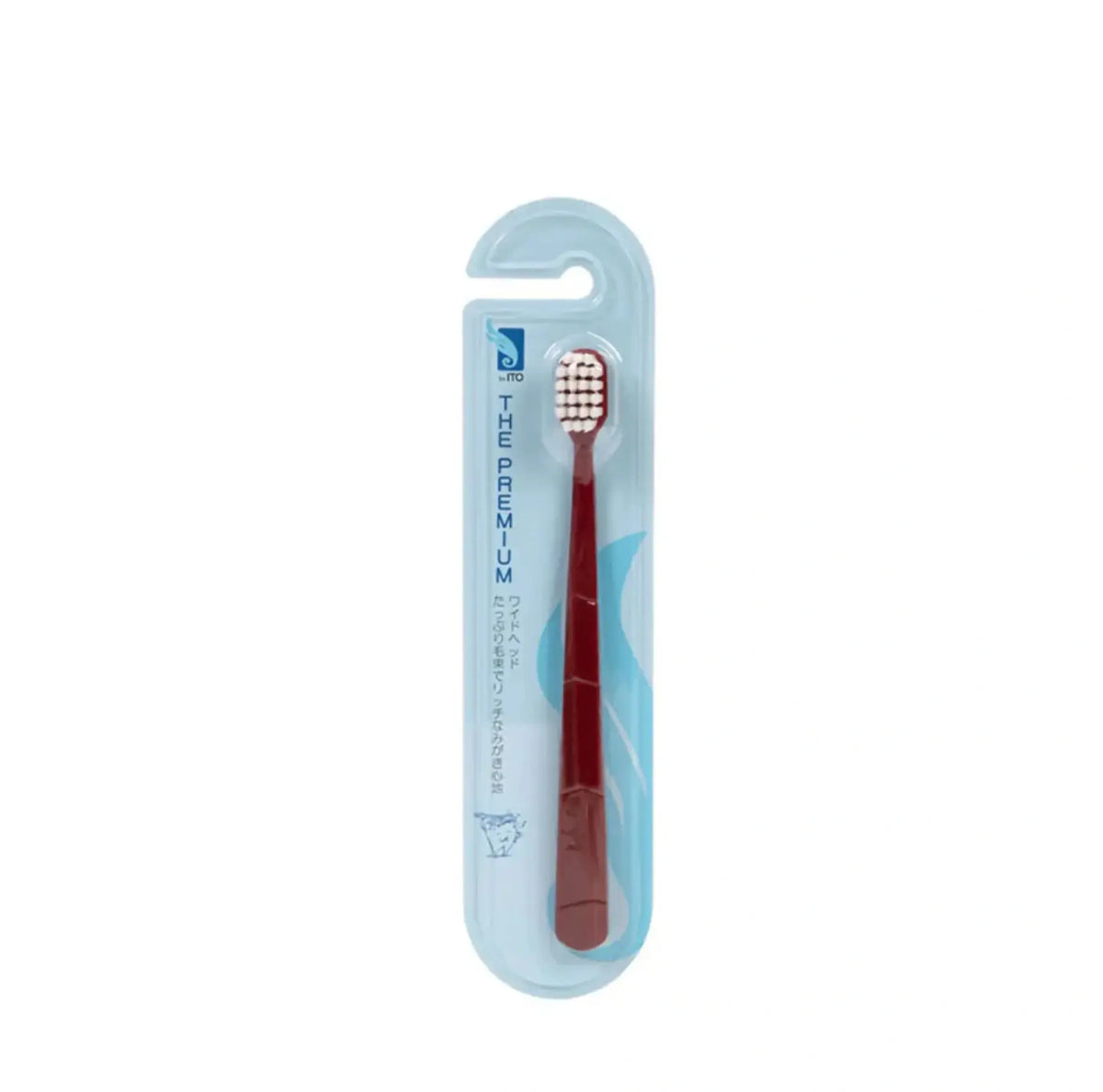 ITO Toothbrush. Premium toothbrush with dense bristles and a precision-shaped head