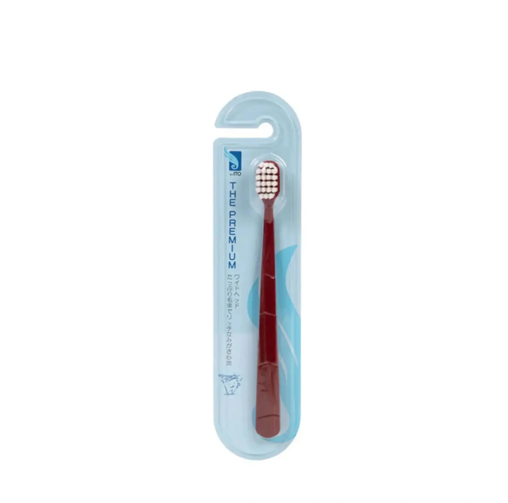 ITO Toothbrush. Premium toothbrush with dense bristles and a precision-shaped head