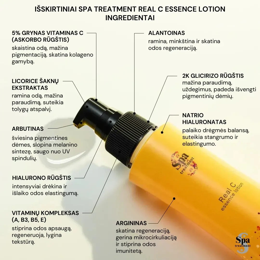 Spa Treatment Real C Essence Lotion – Retinol and Vitamin C Essence-Lotion, 100 ml