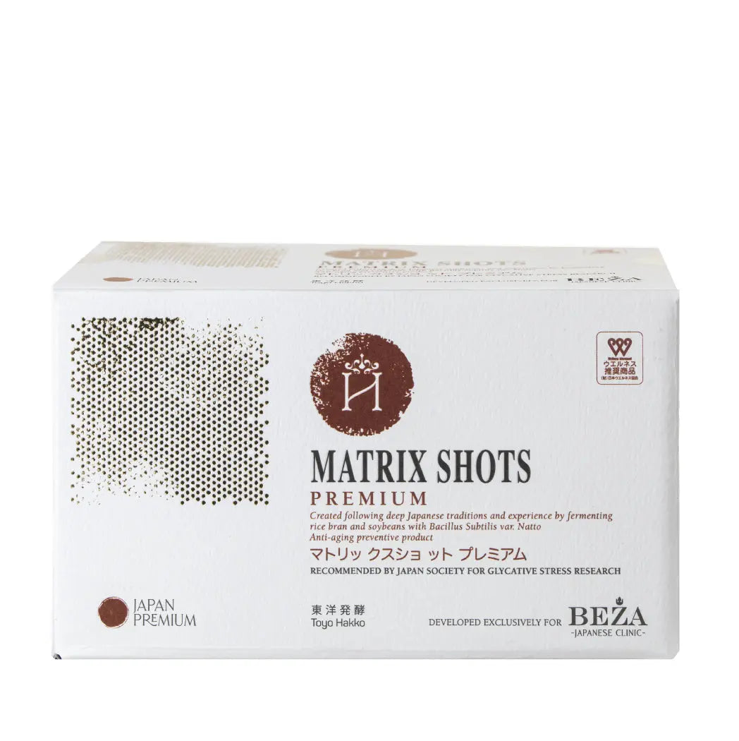 MATRIX PREMIUM SHOTS. Fermentuotų ryžių luobelių ir sojų pupelių (Natto) ekstraktas, 30x10ml Toyo Hakko