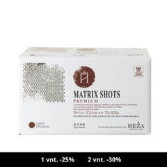 MATRIX PREMIUM SHOTS. Fermentuotų ryžių luobelių ir sojų pupelių (Natto) ekstraktas, 30x10ml