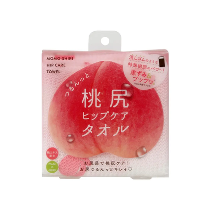Momo-Shiri Hip Care Towel. Rankšluostis - persikinis užpakaliukas Beza home