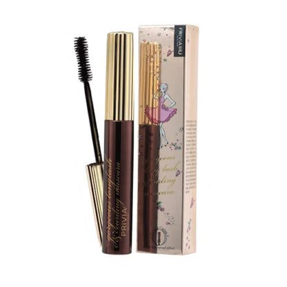 PRIVIA Gorgeous Long Lash &amp; Curling Mascara. Blakstienas riečiantis ir ilginantis blakstienų tušas PRIVIA