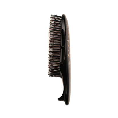 S-Heart-S Scalp Brush Makie Hairbrush with a Hand-Painted Back