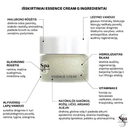 SPA Treatment Japanese Silk Essence Cream G. Japoniškas regeneruojantis kremas su šilku, 30 g