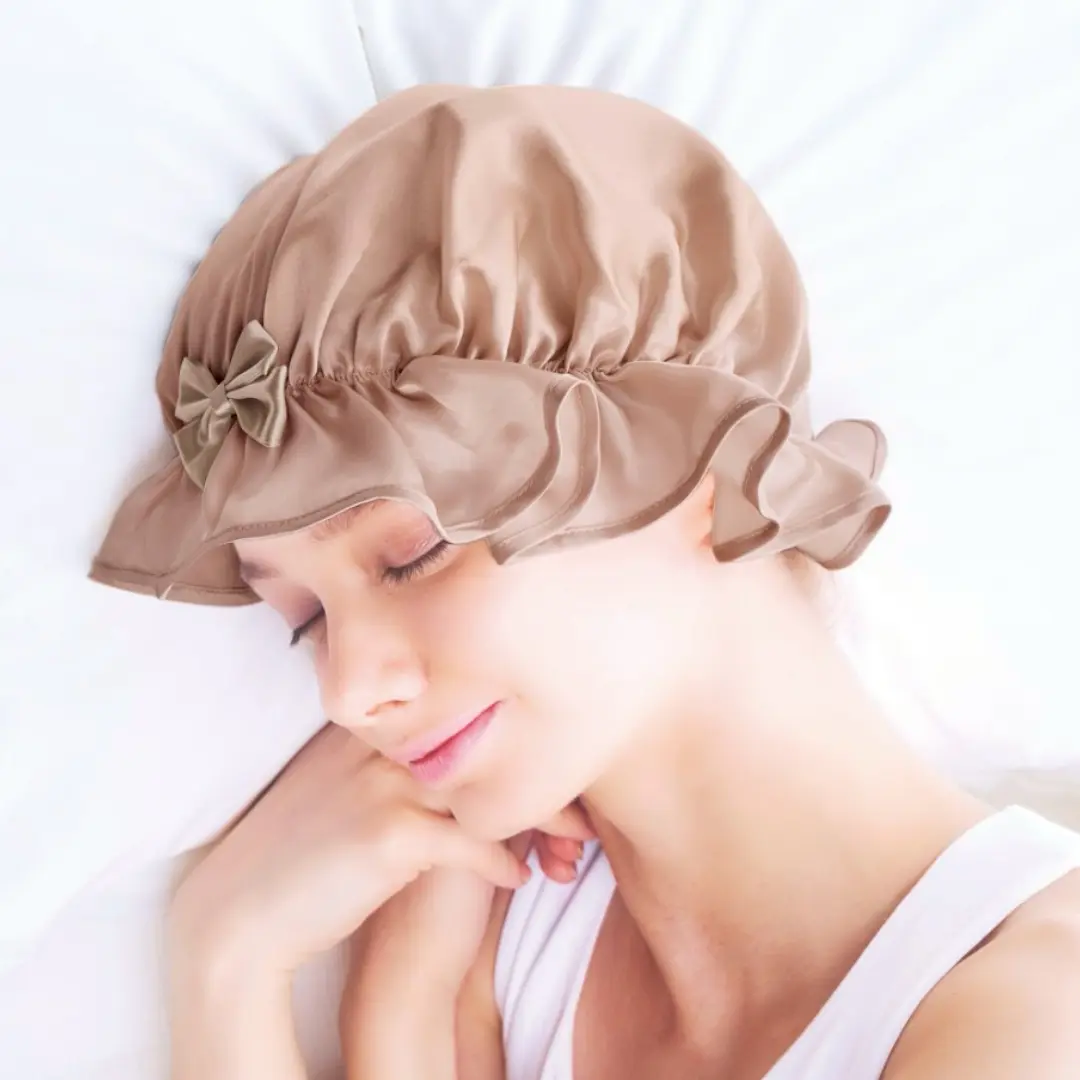 Silk Shiny Nightcap. Šilkinė kepurėlė miegui Beza home