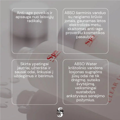 Spa Treatment ABSO Water Clear Lotion – Crystal Water Moisturizing Lotion, 100 ml