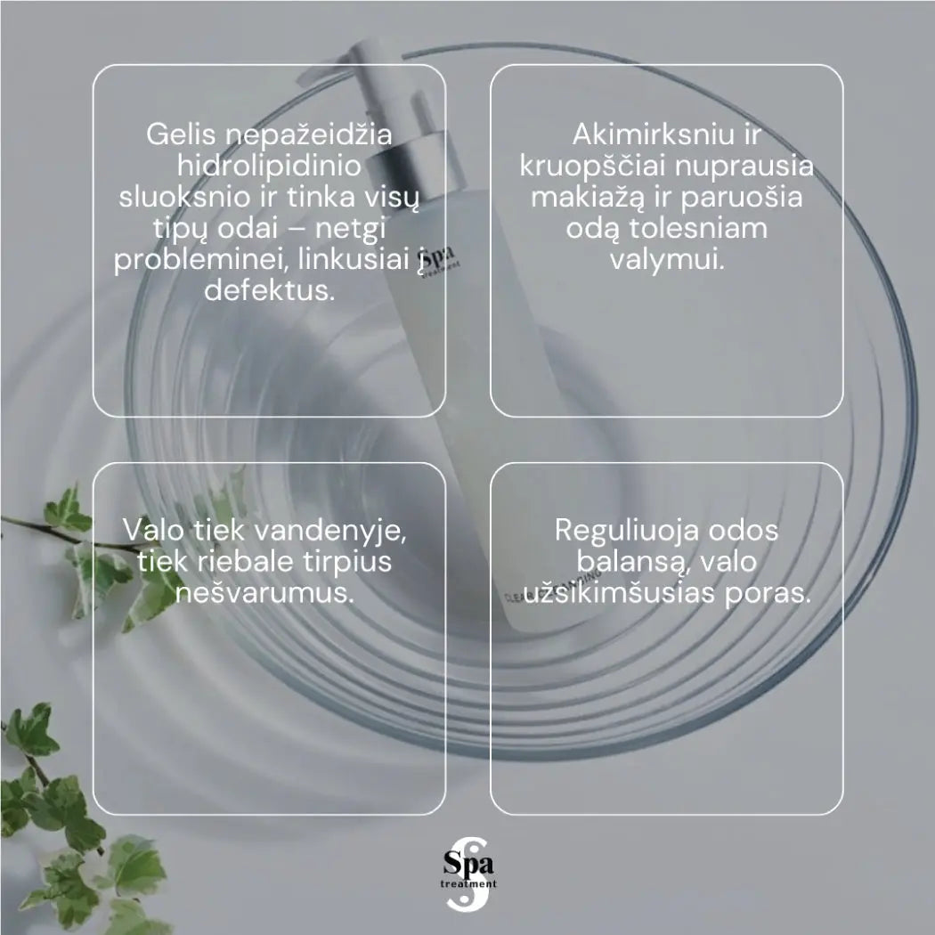 Spa Treatment Cleansing Gel G. Japoniškas valymo gelis G, 150 ml Spa Treatment