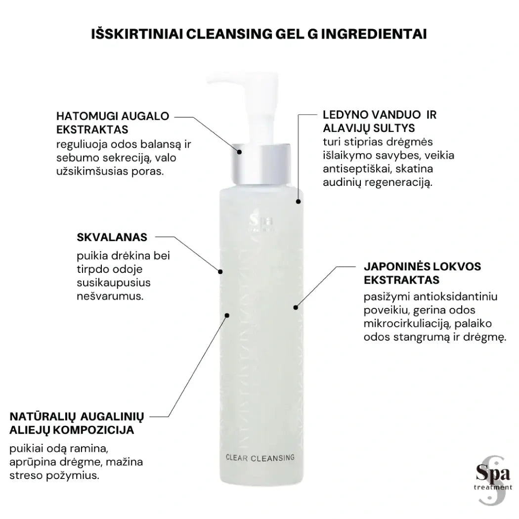 Spa procedūru tīrīšanas gels G. Japāņu tīrīšanas gels G, 150 ml