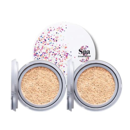 Spa Treatment Glow Cushion Foundation Set with SPF50, PA++++, + GIFT