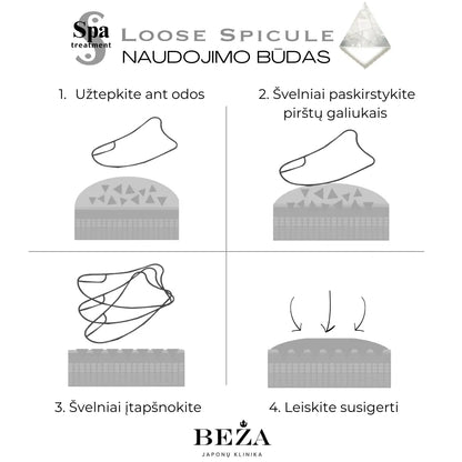 Spa procedūra ar birstošu Spicule. Hidrolizēta hialuronskābe, iedarbība līdzvērtīga hialuronskābes injekcijām, 2,3 g