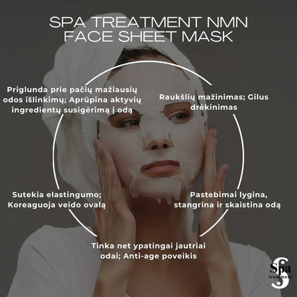 Spa Treatment NMN Moisturizing sheet face mask, 1 Pc