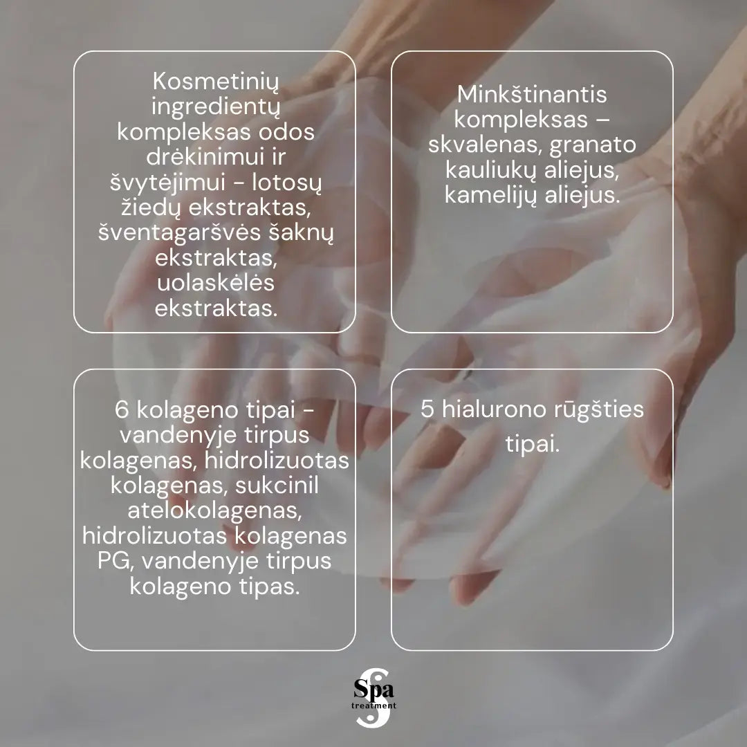 Spa Treatment NMN Face Sheet Mask 4 vnt. jauninančios lakštinės veido kaukės Spa Treatment