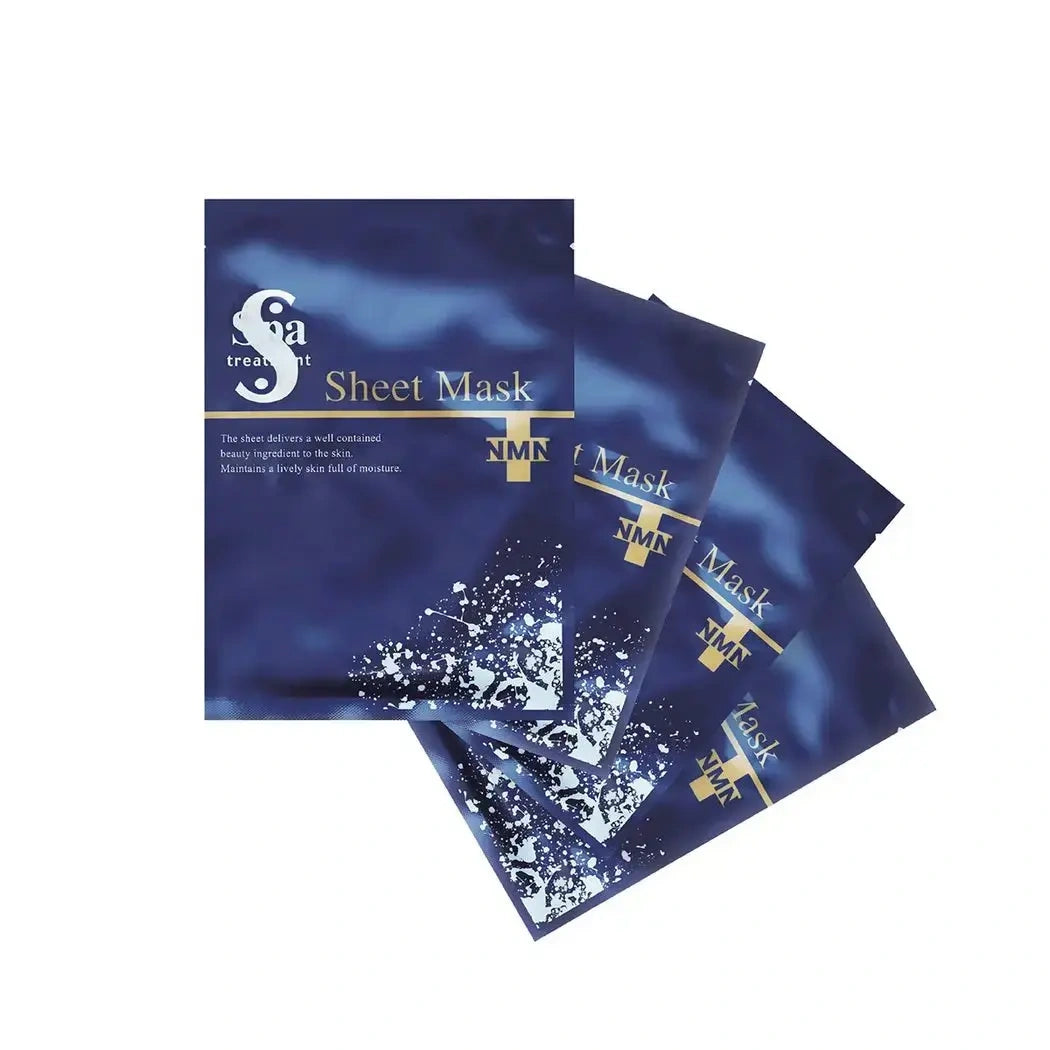 Spa Treatment NMN Face Sheet Mask – Moisturizing sheet face mask, 4 Pcs