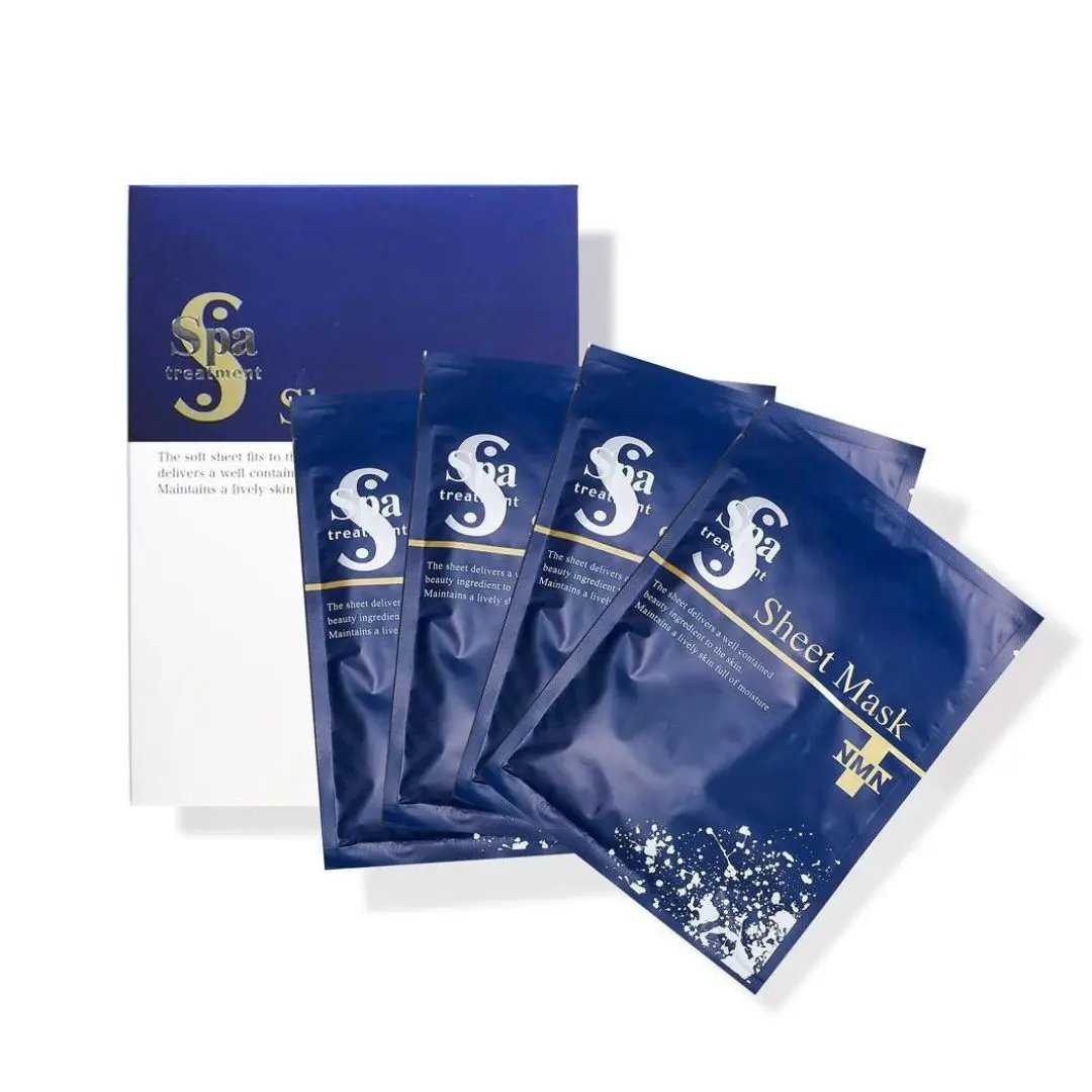Spa Treatment NMN Face Sheet Mask 4 vnt. jauninančios lakštinės veido kaukės Spa Treatment