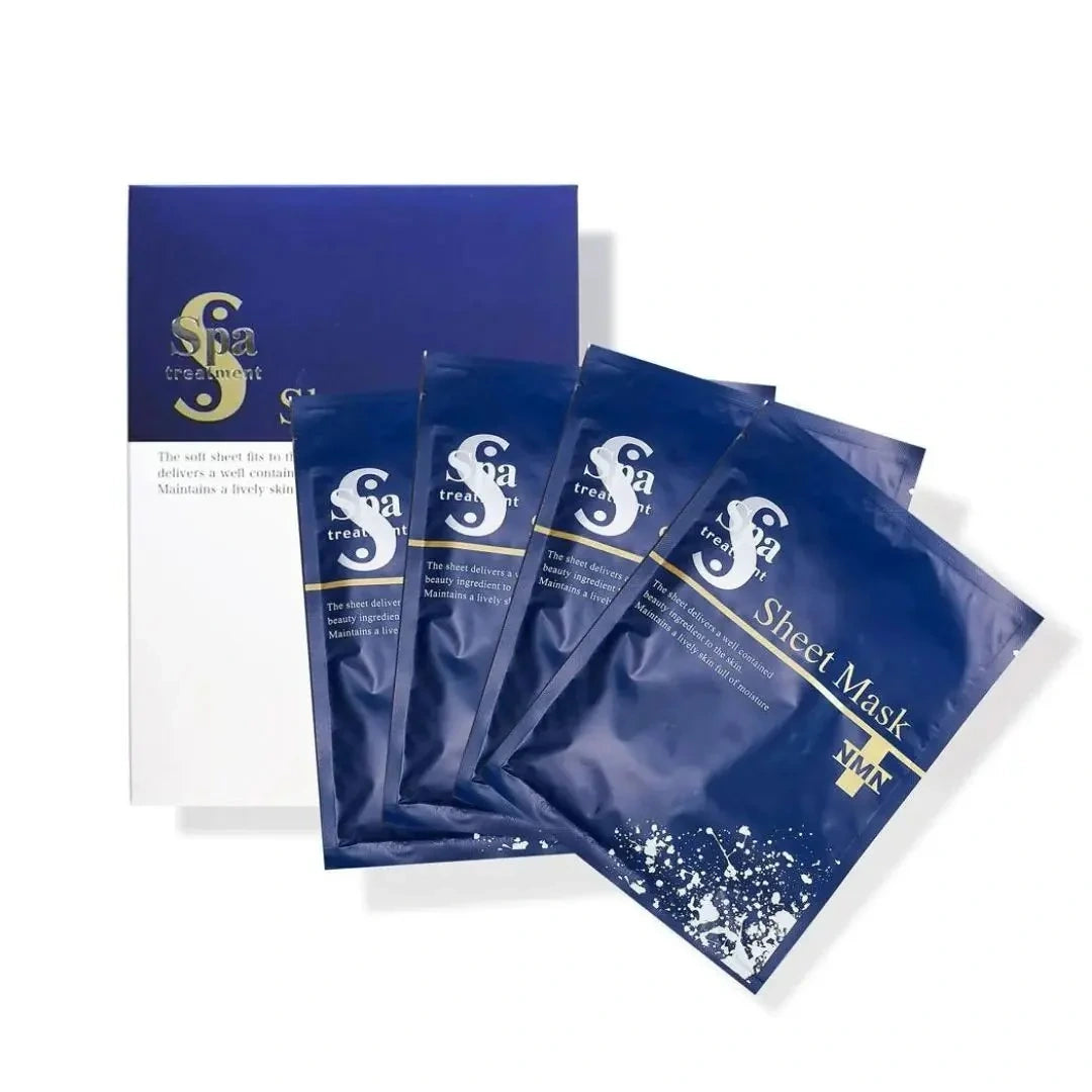 Spa Treatment NMN Face Sheet Mask – Moisturizing sheet face mask, 4 Pcs