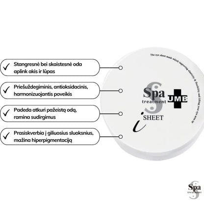 Spa Treatment paakių kaukės UMB Stretch Eye Sheet, 60vnt. Spa Treatment