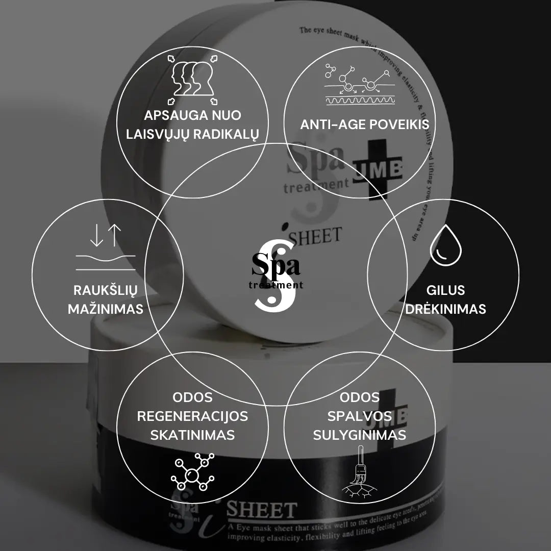 Spa Treatment paakių kaukės UMB Stretch Eye Sheet, 60vnt. Spa Treatment