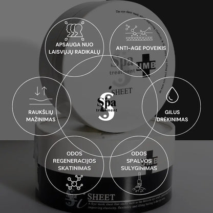 Spa Treatment paakių kaukės UMB Stretch Eye Sheet, 60vnt. Spa Treatment