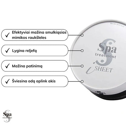 Spa procedūru acu maskas UMB Stretch Eye Sheet, 60 gab.