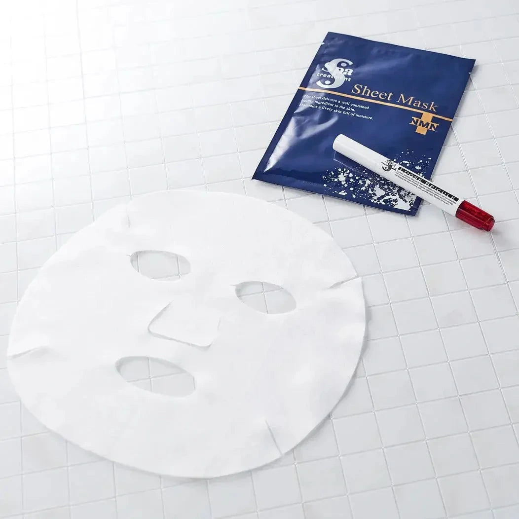 Spa Treatment Set: NMN Sheet Masks and Loose Spicule with Hyaluronic Acid