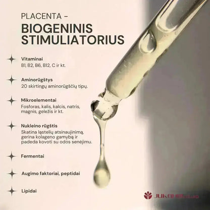 Yukobi Placen Eyelash. Blakstienų serumas su placenta, 4,5g YUKOBI