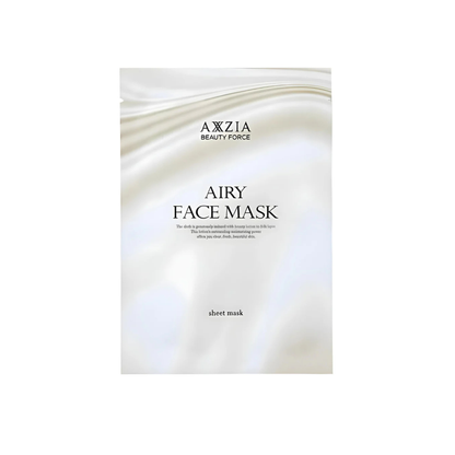 AXXZIA Beauty Force Airy Face Mask – Sheet Face Mask with Silk