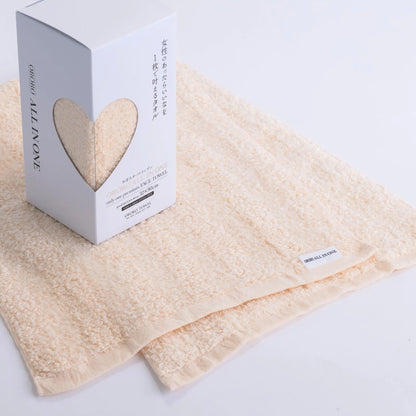 OBORO All in One Towel. Small Fluffy Face Towel