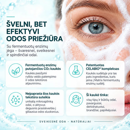 CELABIO CO₂ – Japanese foaming gel mask for skin radiance
