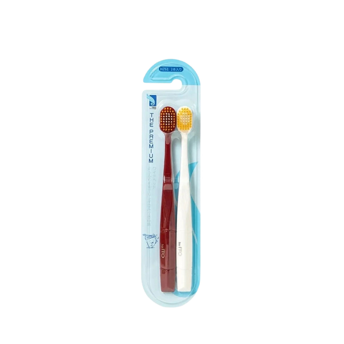 ITO Toothbrush. Premium dantų šepetėlių rinkinys, 2 vnt.
