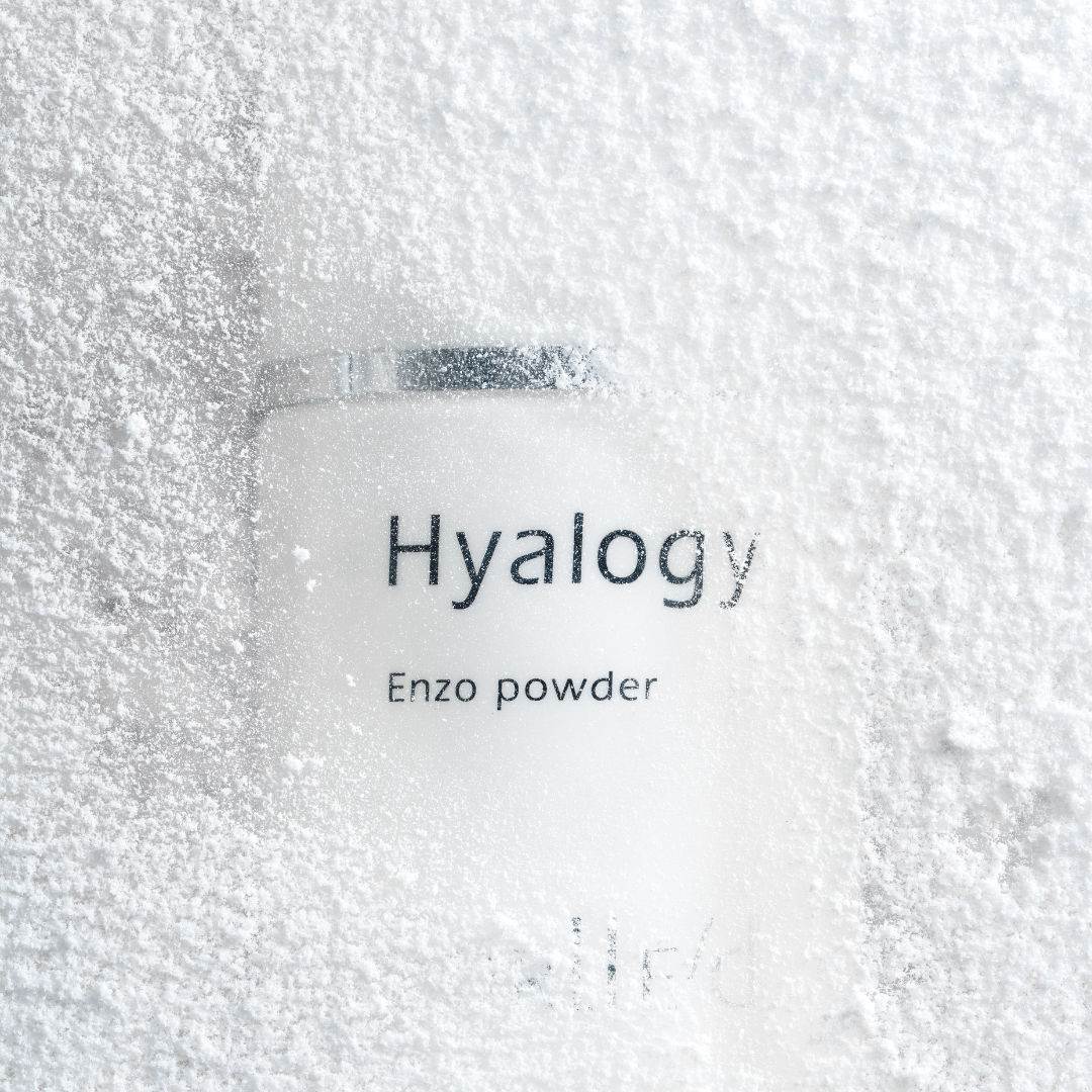Hyalogy Enzo Powder – ensüümpulber õrnaks ensümaatiliseks nahapuhastuseks, 30 g