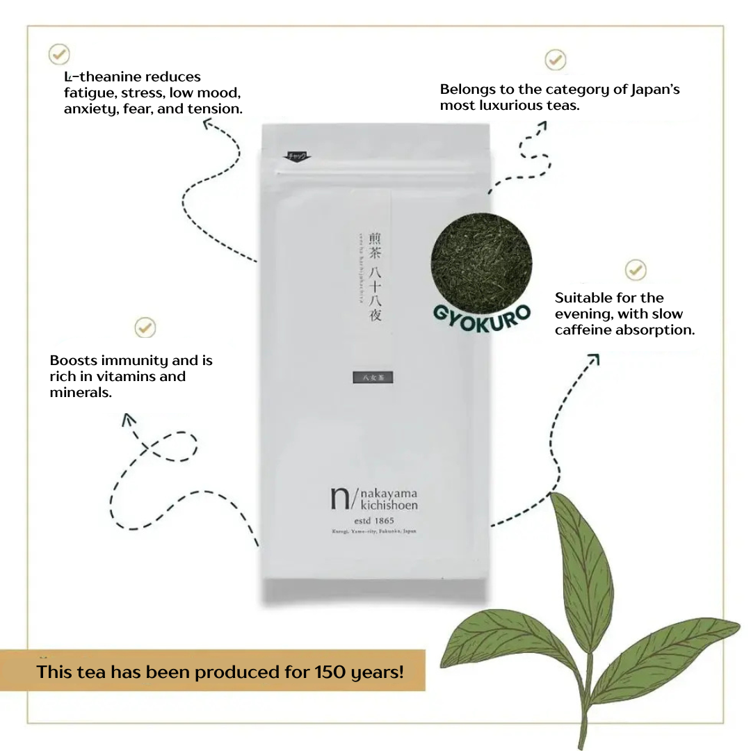 Žalioji arbata Gyokuro. Nuotaikai ir imunitetui Arbata