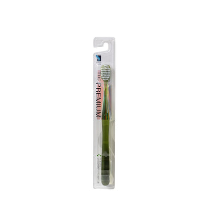ITO Toothbrush Classic Olive. Premium dantų šepetėlis alyvuogių žalios spalvos