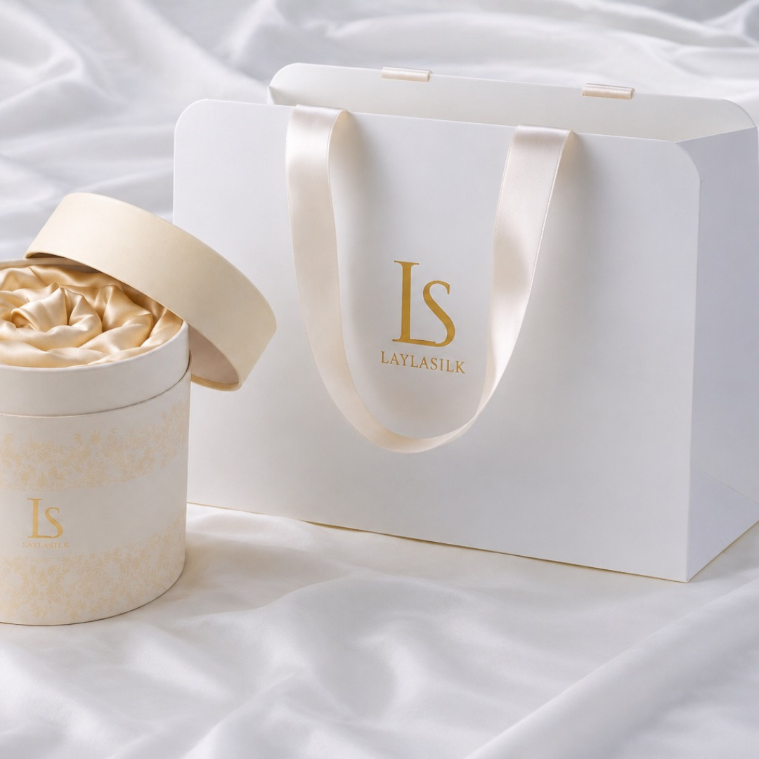 LAYLASILK. Japoniškas prabangus šilkinis rankšluostis