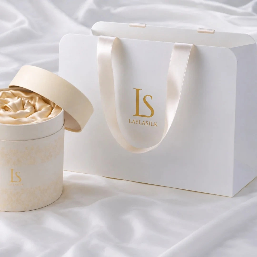 LAYLASILK. Japoniškas prabangus šilkinis rankšluostis