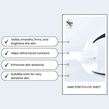 Spa Treatment NMN Stretch eye Sheet naujos kartos jauninančios paakių kaukės, 60vnt. Spa Treatment