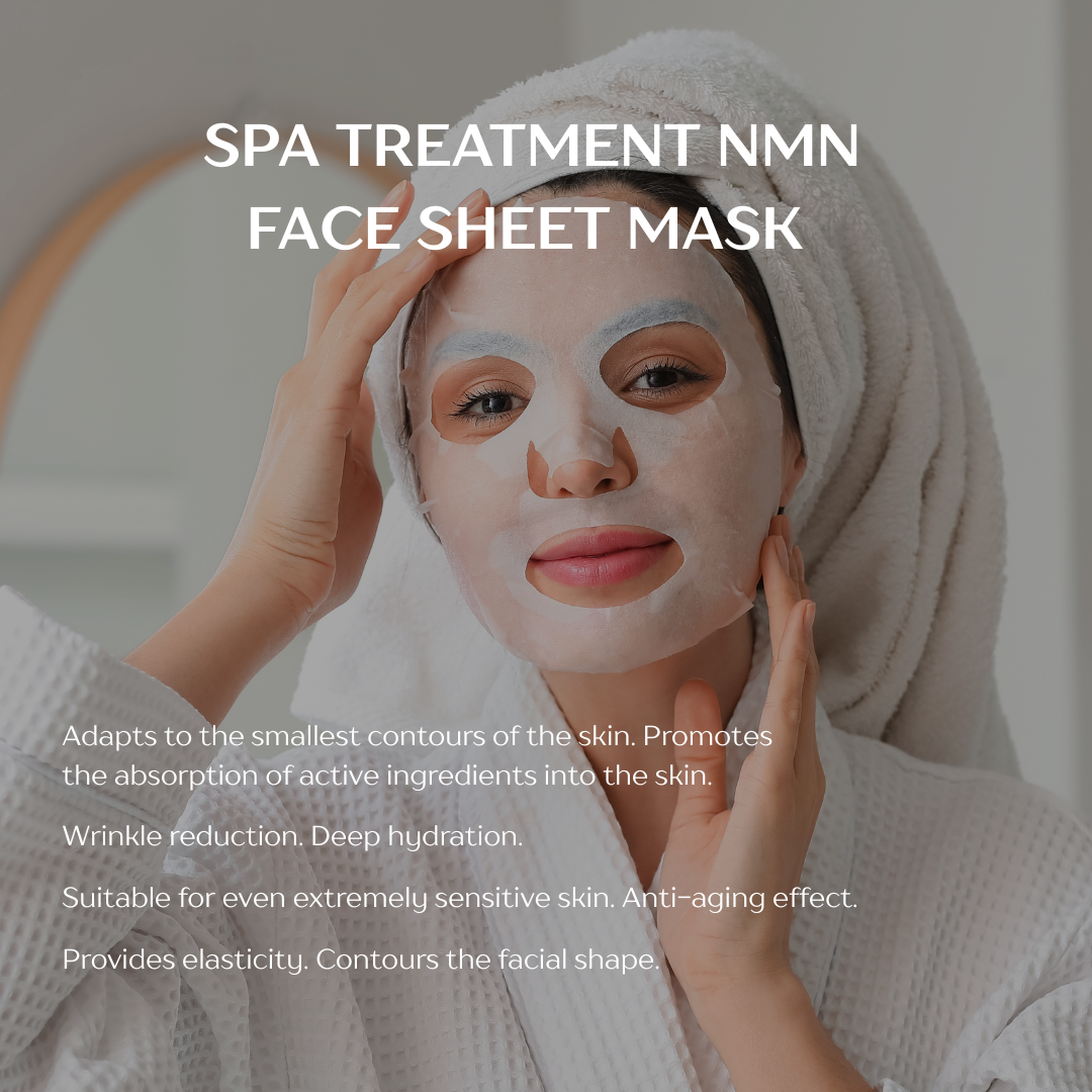 Spa Treatment NMN Face Sheet Mask 1 vnt. jauninanti lakštinė veido kaukė Spa Treatment