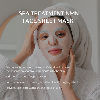 Spa Treatment NMN Face Sheet Mask 1 vnt. jauninanti lakštinė veido kaukė Spa Treatment