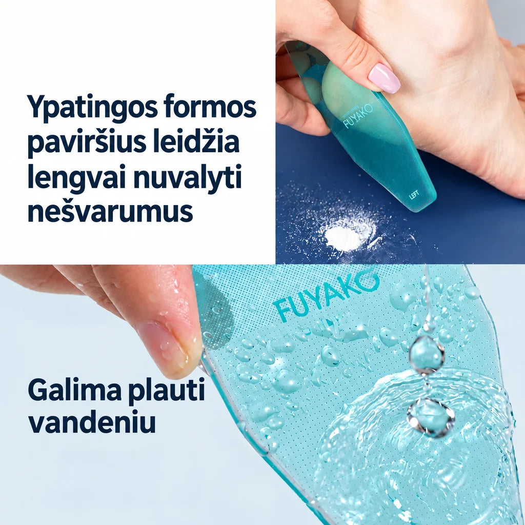 TUYAKO Shiny Foot. Stiklinė pėdų dildė