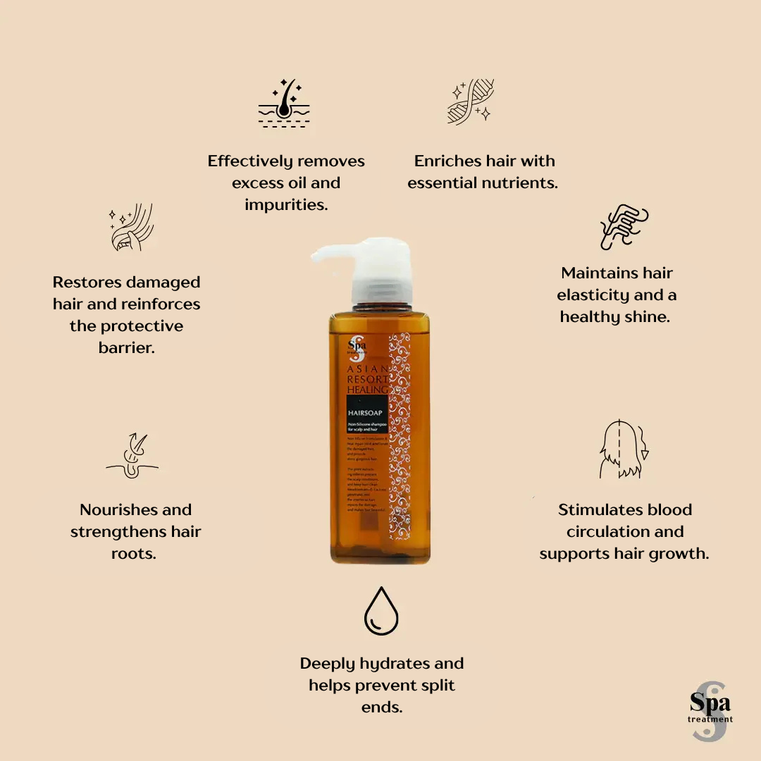 Spa Treatment Hair Soap plaukų šampūnas, be sulfatų, 400 ml Spa Treatment